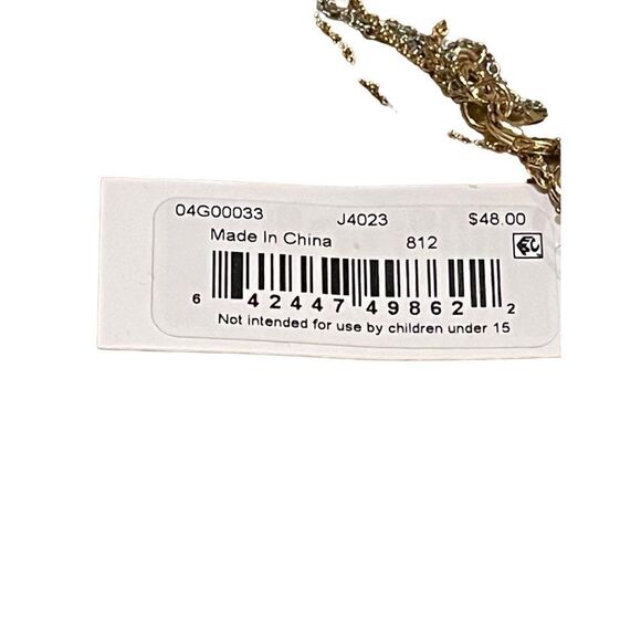 NWT DKNY layered silver and gold tone chain 16” and 18”necklaces - Picture 6 of 6